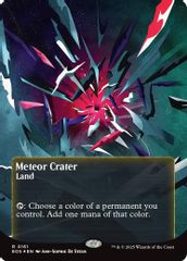 Meteor Crater (0161) (Borderless) (Galaxy Foil)