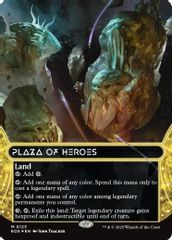Plaza of Heroes (0123) (Borderless) (Galaxy Foil)
