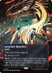 Lavaclaw Reaches (0157) (Borderless) (Galaxy Foil)