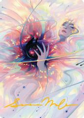 Beyond the Quiet Art Card (Gold-Stamped Signature)