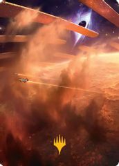 Adagia, Windswept Bastion Art Card (Gold-Stamped Planeswalker Symbol)
