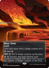 Blast Zone (0137) (Borderless) (Galaxy Foil)