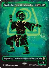 Toph, the First Metalbender (Borderless) (Neon Ink Foil)