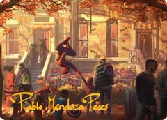 Friendly Neighborhood Art Card (Gold-Stamped Signature)