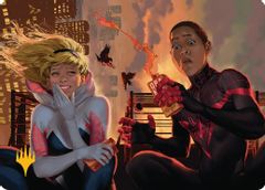 Heroes' Hangout Art Card (Gold-Stamped Planeswalker Symbol)