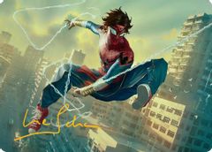 Spider-Man India Art Card (Gold-Stamped Signature)
