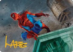 Spiders-Man, Heroic Horde Art Card (Gold-Stamped Signature)
