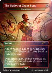 DUPLICATE The Blades of Chaos Bond - Rite of Flame (Rainbow Foil)