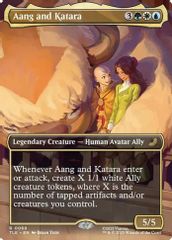 Aang and Katara (Borderless)