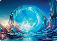 Aang's Iceberg Art Card (Gold-Stamped Signature)