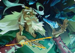 Bumi, King of Three Trials Art Card (Gold-Stamped Signature)