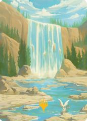 Island Art Card (Gold-Stamped Signature)