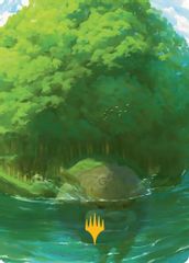 Forest Art Card (Gold-Stamped Planeswalker Symbol)
