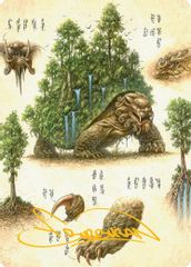 The Lion-Turtle Art Card (Gold-Stamped Signature)