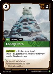 Lonely Poro