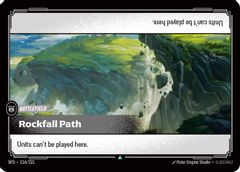Rockfall Path