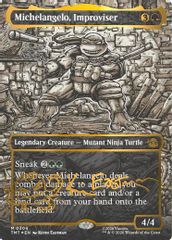Michelangelo, Improviser (Borderless) (Gold-Stamped Signature)