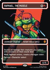 Raphael, the Muscle (0091) (Borderless) (Surge Foil)