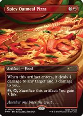 Spicy Oatmeal Pizza (Borderless)