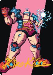 Krang, the All-Powerful Art Card (Gold-Stamped Signature)