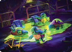 The Ooze Art Card (Gold-Stamped Signature)