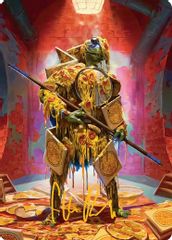 Commander's Plate Art Card (Gold-Stamped Signature)