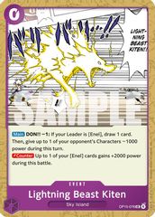 Lightning Beast Kitten