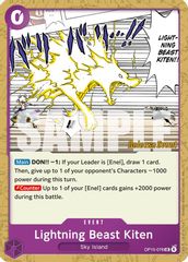 Lightning Beast Kiten