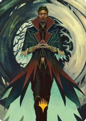 Professor Dellian Fel Art Card (Gold-Stamped Planeswalker Symbol)
