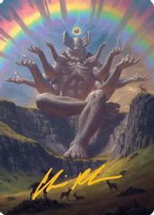 Transcendent Archaic Art Card (Gold-Stamped Signature)