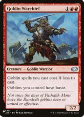 Goblin Warchief (J22)