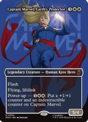 Captain Marvel, Earth's Protector (Borderless) (0354)