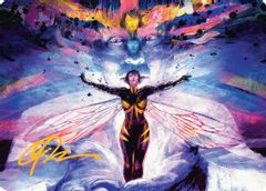 Pym Particles Art Card (Gold-Stamped Signature)