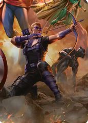 Hawkeye, Trick Shot Art Card