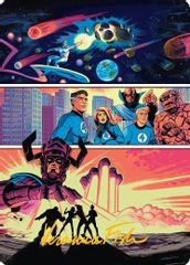 The Coming of Galactus Art Card (Gold-Stamped Signature)