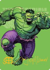 The Incredible Hulk Art Card (Gold-Stamped Signature)