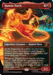 Human Torch (Borderless) (Surge Foil)