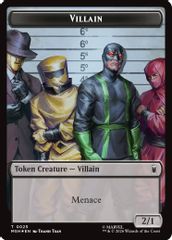 Villain // Robot Villain Double-Sided Token (025//026) (Surge Foil)