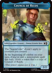 Council of Reeds (024) // Construct (030) Double-Sided Token (Surge Foil)