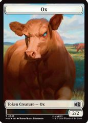 Ox (0023) // Construct (0030) Double-Sided Token (Surge Foil)