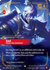 Zed, From the Shadows (Alternate Art)