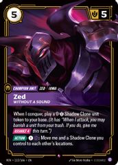 Zed, Without a Sound
