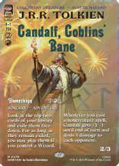Gandalf, Goblins' Bane (Borderless) (Surge Foil)