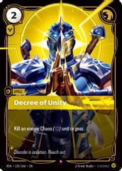Decree of Unity