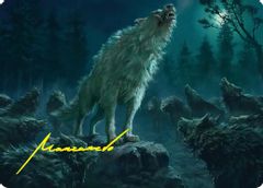 Reverent Howl Art Card (Gold-Stamped Signature)