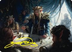 Thranduil the Strategist Art Card (Gold-Stamped Signature)