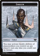 Emblem - Teferi, Temporal Archmage // Zombie (011) Double-Sided Token