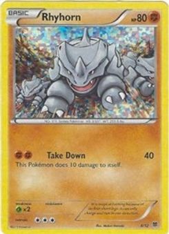8. Rhyhorn, 8, Holo