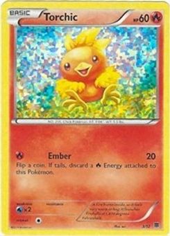 3. Torchic, 3, Holo