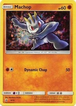 6. Machop, 6, Holo